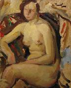 Nicolae Tonitza Nud. oil painting